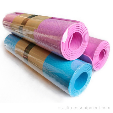 Mates de yoga Fitness Eco-friendly sin deslizamiento TPE Yoga Mat